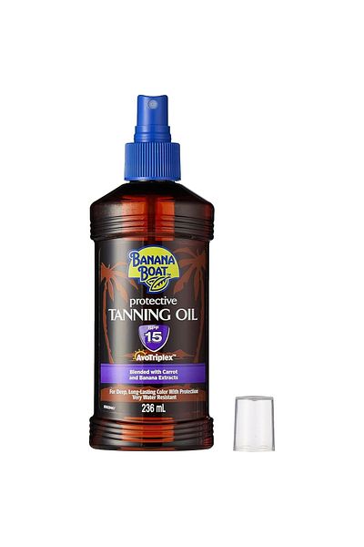 Banana Boat Protective Tanning Oil Spf 15 – 236 ml | Sun Protection & Tanning Oil