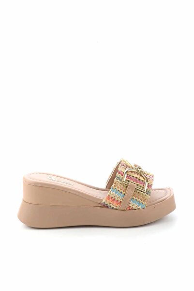 Bambi Nude Multicolor Women's Slippers K04823300628