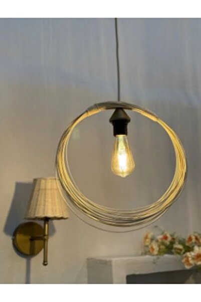 Maison Avf Luna Rattan Bambu Sarkıt Avize