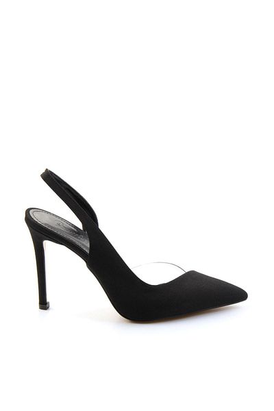 Bambi Matte Black Women's Classic Heeled Shoes K01667002138