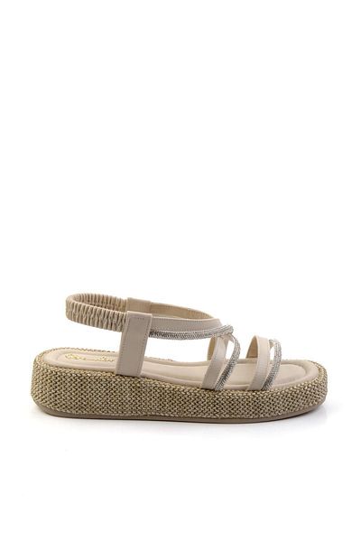 Bambi Beige Women's Sandals K05156022328