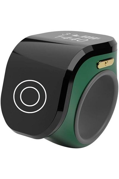 NEXIFY Large Screen Prayer Smart Ring - Tasbih With OLED Display, Battery, Counting Feature - Fashionable D