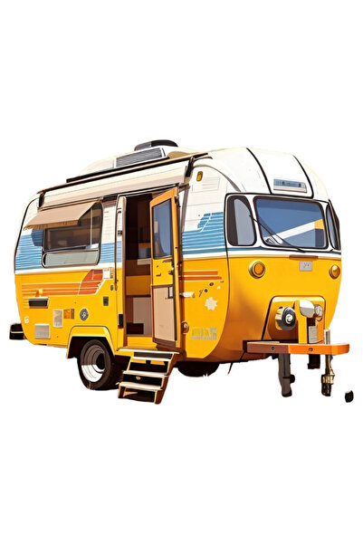 INOVATIX Σετ 8 τεμαχίων, Αυτοκόλλητο για τροχόσπιτο κάμπινγκ, INOVATIX®. 6 εκ.