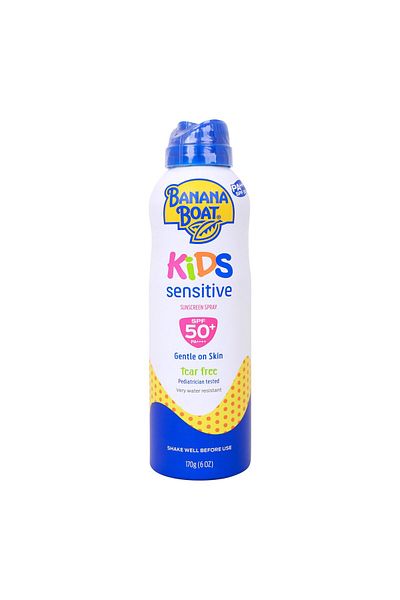 Banana Boat Ultra Mist Sensitive Kids Sunscreen Spray SPF 50 170 g