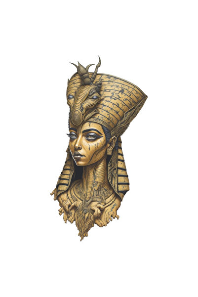 INOVATIX Set de 8 bucăți, autocolant zeiță egipteană, INOVATIX®. 6 cm