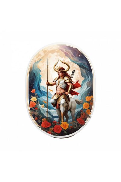 INOVATIX Set de 8 piese, autocolant Centaur, simbol zodiacal Săgetător, INOVATIX®. 6 cm