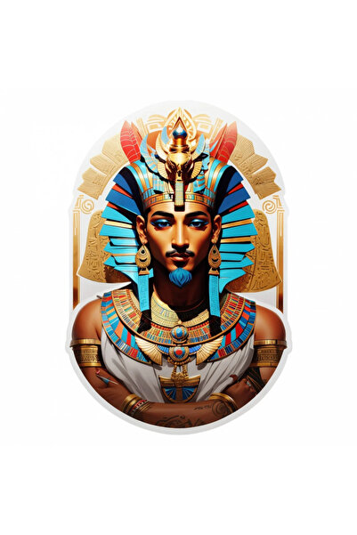 INOVATIX Σετ 8 τεμαχίων, Αυτοκόλλητο με τον Έλληνα Θεό Άπις, INOVATIX®. 6 εκ.