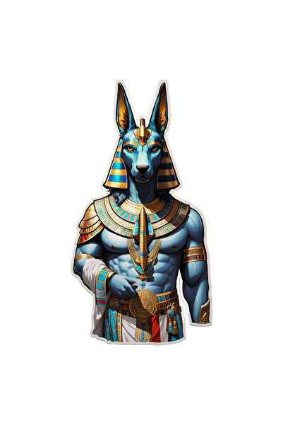 INOVATIX Σετ 8 τεμαχίων, Αυτοκόλλητο με τον Αιγύπτιο Θεό Άνουβις, INOVATIX®. ...