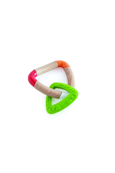 Hape DOUBLE TRIANGLE TEETHING TOY