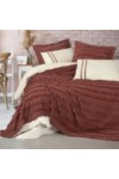 Cotton Box Premium Double Bed Set with Duvet Cover and Linen, Cotton Box, Rolf Brown