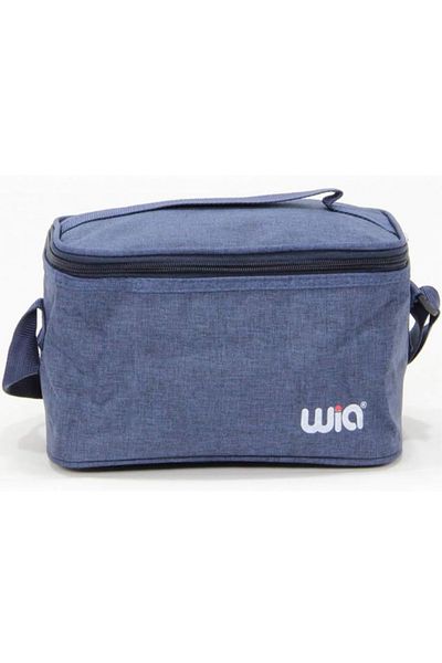 GLANCE Thermal Lunch Box with Thermos Navy Blue