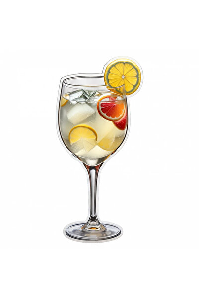 INOVATIX Set de 8 bucăți, autocolant cocktail franțuzesc, INOVATIX®. 6 cm