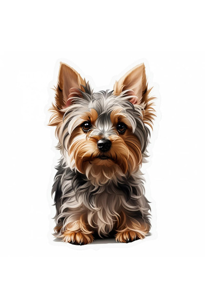 INOVATIX Set de 8 bucăți, autocolant pentru câini Yorkshire terrier, INOVATIX...