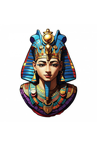 INOVATIX Set de 8 piese, autocolant Zeul egiptean Hapi cu coroană, INOVATIX®....