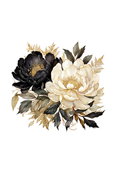 INOVATIX Set de 8 piese, Autocolant Buchet Floral Joc Dual, INOVATIX®. 6 cm