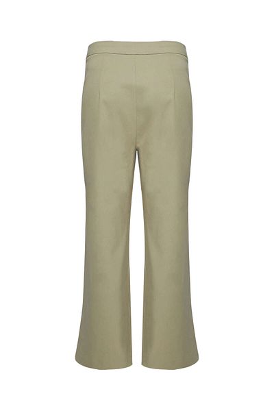 STELLA PULVIS Khaki High Waist Culotte Pants