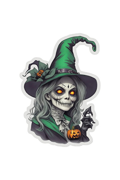 INOVATIX Set de 8 piese, autocolant vrăjitoare zombie de Halloween, INOVATIX®...