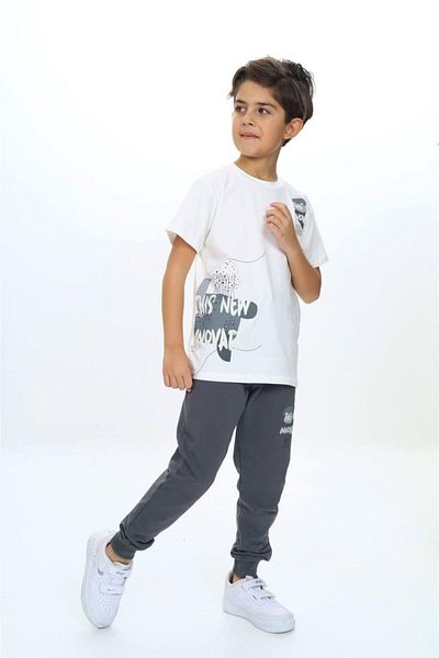 RAPAPA Boy's Cuffed Bottom Top Suit 6016g
