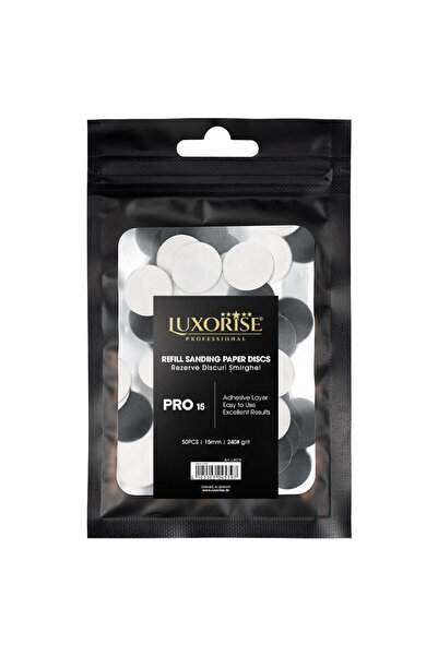 LUXORISE Set de 50 de rezerve de șmirghel pentru discul de pedichiură LUXORIS...