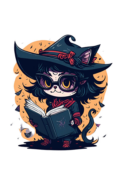 INOVATIX Комплект от 8 части, стикери за котенца Studious Kitty, INOVATIX®. 6...