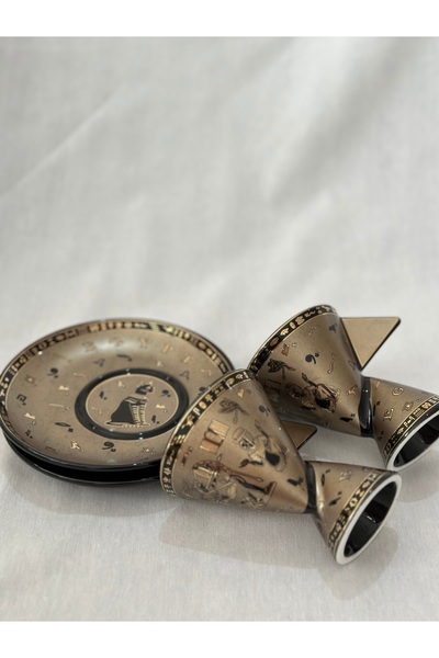 Fathy Mahmoud Egypt Cat 2'li Kahve Fincan Takımı