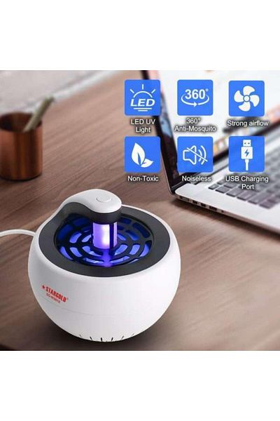 Generic Stargold 5w Usb Electronic Insect Killer – Silent Uv Mosquito Trap For Home, Office & Travel