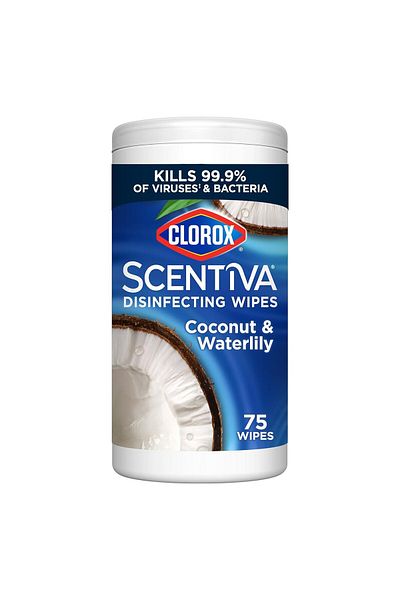 Clorox Scentiva Pacific Coconut & Waterlily Disinfecting Wipes