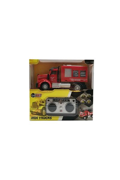 Generic HST 4-Way Drive Toy Truck with Remote Control for Kids Red 6158-H8