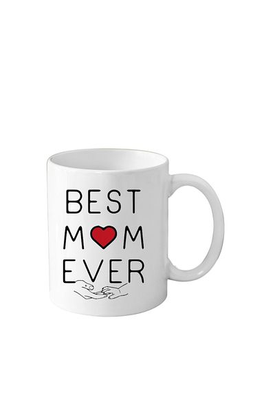 OEM Cana personalizata pentru mama (Best Mom Ever) alba, 330 ml