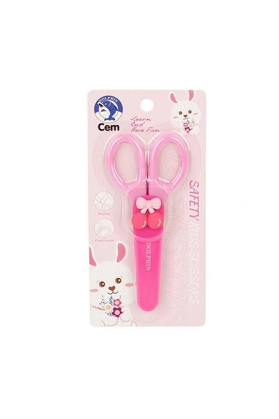 Dolphin Cem Dolphin Scs-077 Children's Secured Scissors with Maskot - Single