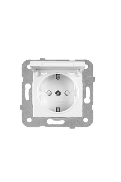 VİKO Karre Child Protected Covered Socket White Frame Included (SAME DAY SHIPPING)