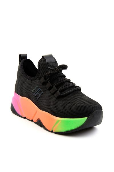 Bambi Black Multicolor Women's Sneaker K01824212417