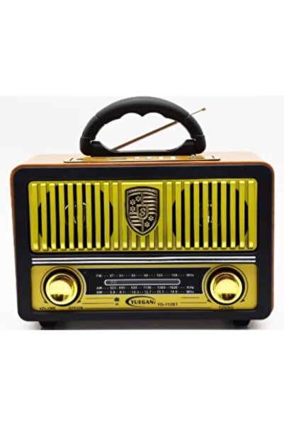 HOZRO Hozro Retro Bluetooth Radio Speaker, YG-112BT, Gold