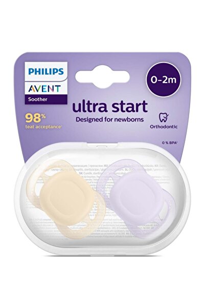 Philips Avent Σετ 2 πιπίλες Philips Avent SCF075/01, ορθοδοντικές, χωρίς BPA,...