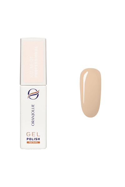 Intisimo Oja semipermanentă, profesională, ojă gel, cod KU-M01, 12ml, lucioasă, nuanță nud