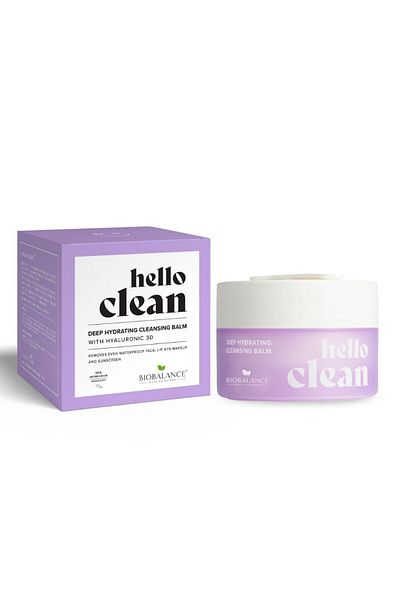 probio balance Balsam de curățare facială 3 în 1, acid hialuronic, ten normal sau uscat, Hello Clean, Bio Balance, 100 ml