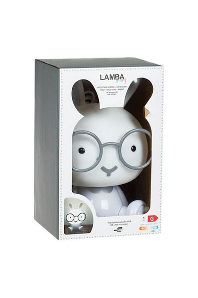 OEM Night Lamp Rabbit with Glasses - 3 Light Levels and USB Cable