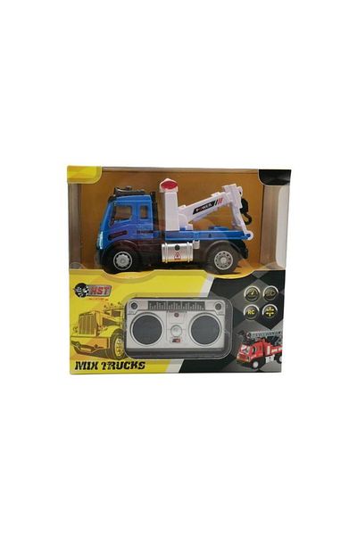 Generic HST 4-Way Drive Tow Truck with Remote Control for Kids Blue and White 6158-H5