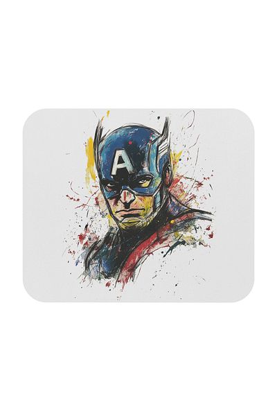 OEM MousePAD Gaming/personal, rotund, pentru pasionatii de desene animate, Eroi Marvel, Captain America