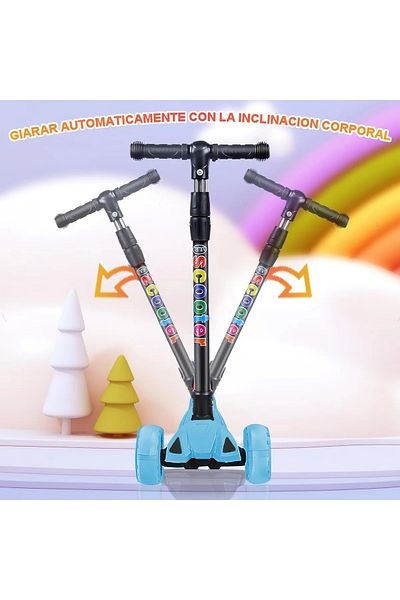 Yelajoy Kick Scooters for Kids,4 Adjustable Height Foldable Scooter,PULLED Wheels,Scooter for Kids,Black
