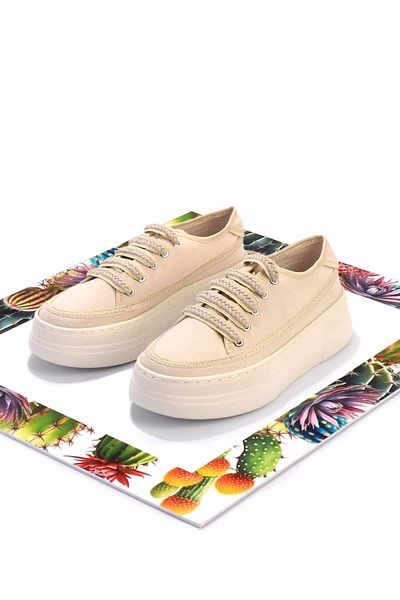 Bambi Beige Women's Sneaker K01345016818