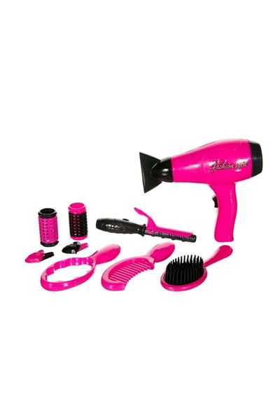 OEM Set de jucării pentru îngrijirea părului, cu baterii, 9 piese, 3+ ani