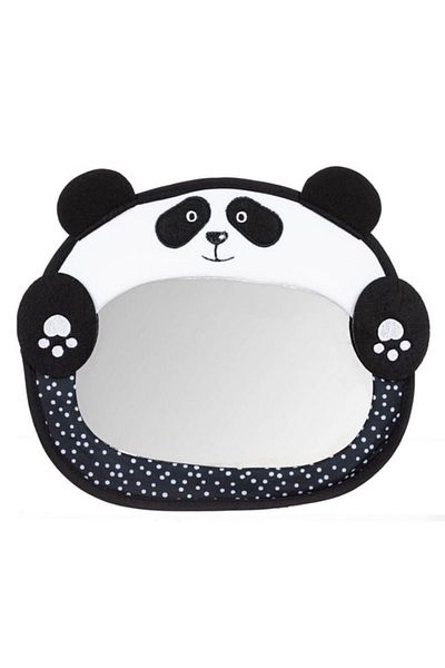 honey baby Auto Rearview Mirror for Baby Monitoring in Panda Shape 31x25cm