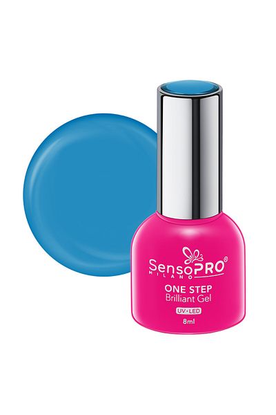 SensoPRO Milano Oja semipermanentă Brilliant într-un singur pas, 8 ml, Blue Story #115