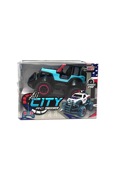 Generic HST Hyper Speed South Beach All City Crew Remote Control Truck Blue and Black 6146A-H5