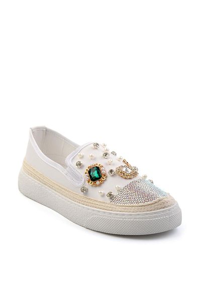 Bambi White Women's Casual Shoes K01678016309