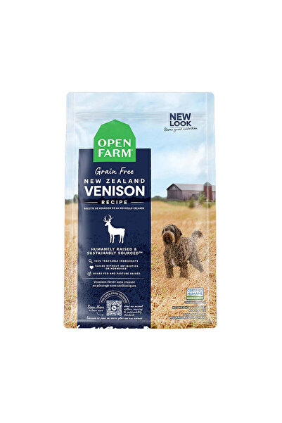 Open Farm Grain Free New Zealand Venison Dry Dog Food - 1.81KG