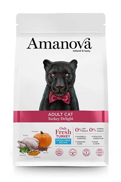 Amanova Cat Adult Turkey & Pumpkin No Grain 1.5kg