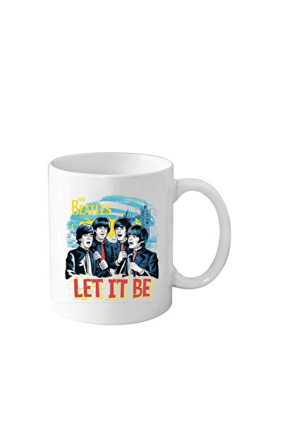 OEM Cana din ceramica haioasa, 330 ml, alba, pentru pasionatii de muzica, The...