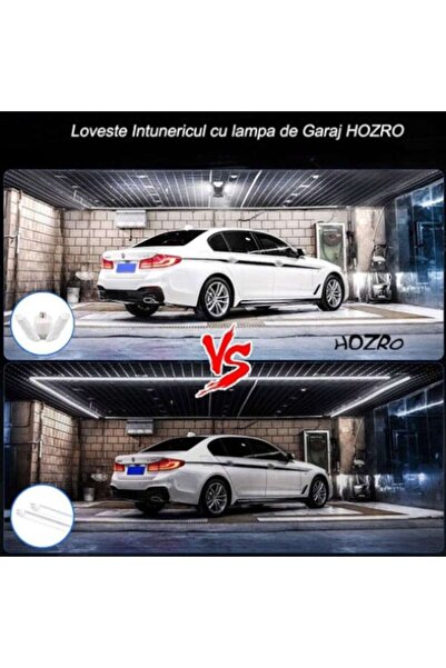 HOZRO LED lamp with 3 movable arms, HOZRO, power 30W, 36 LEDs, Bulb Lighting for indoor Garage/Depot
